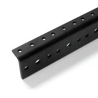 PENN ELCOM R0828/18 RACK RAIL, 18U, STEEL, BLACK