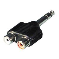 Mcm 27-4200 1/4 In Mono M To Two Rca F Adapter - Gold