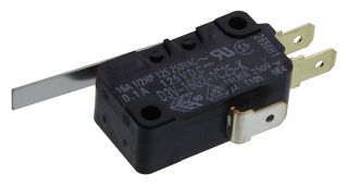 OMRON ELECTRONIC COMPONENTS D3V-16G2-1C25-K MICROSWITCH, HINGE LEVER, SPDT 16A 250V