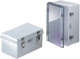 BUD INDUSTRIES NBA-10148 ENCLOSURE, BOX, PLASTIC, GRAY