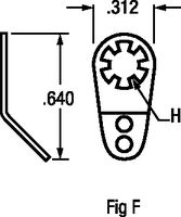 KEYSTONE 7311 TERMINAL, MECHANICAL LUG, #4, SOLDER