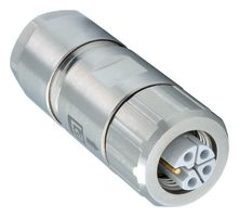 LUMBERG AUTOMATION RKCCS 5L/11 1,5. SENSOR CONN, 4+FE P, RCPT, CABLE