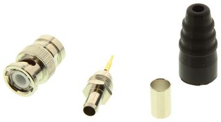 Amphenol Rf 31-359 Rf/coaxial Bnc Plug Str 50 Ohm Crimp/sldr