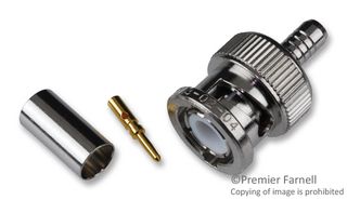 Amphenol Rf 031-326 Rf/coaxial, Bnc Plug, Straight, 50 Ohm, Crimp , Element14