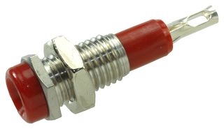 Johnson Cinch Connectivity 105-0252-001 Tip Jack, 5700V, 10A, Red , Element14