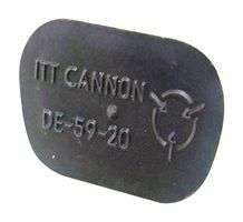 ITT CANNON DE-59-20BA DUST CAP, DE, D SUB CONNECTOR