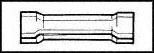 Hoffman Products FVC1210 Terminal, Butt Splice, Yellow