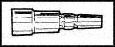 Hoffman Products FVDGM1614T-5 Terminal, Male Bullet, Blue , Element14