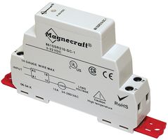 SCHNEIDER ELECTRIC/LEGACY RELAY 861SSR210-DC-1.. SSR, DIN RAIL MOUNT, 280VAC, 32VDC, 10A
