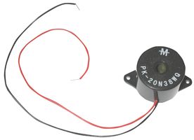 Mallory PK-20N38WQ Transducer, Piezo, 3.8Khz, 85Db, 28Vdc