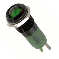 Vcc (Visual Communications Company) 192A0255 Indicator, Led Panel, 10mm, Green, 12V