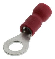 Hoffman Products FVL2216-4R2 Terminal, Ring Tongue, #8, Crimp, Red , Element14