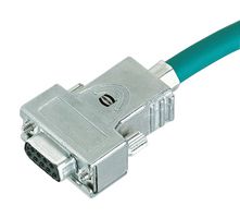 HARTING 61030010010 D-SUB 9PIN INDUCOM METAL HOOD, TOP ENTRY