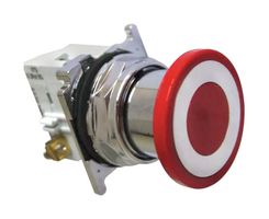 EATON CUTLER HAMMER 10250T5B62-71X E-STOP SWITCH, SPST, PUSH-PULL, SCREW