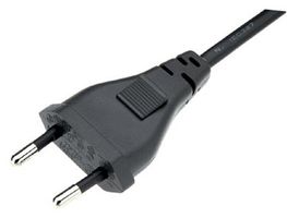VOLEX 2158H 10 C3 POWER CORD, IEC60320-1, 1.8M, 2.5A BLACK