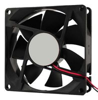 ORION FANS OD8025-24HBIP69K. DC AXIAL FAN, BALL, 40CFM, 0.12A, 24V