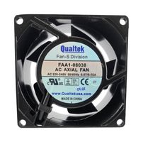 QUALTEK ELECTRONICS FAA1-08038NBMT31 AC AXIAL FAN, 80MM, 24CFM, 26.2DBA