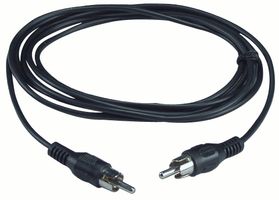 Switchcraft/conxall 25AF25X Rca Audio/video Cable, 3Ft, 22Awg, Black