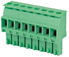 AMPHENOL ANYTEK 20020008-D021B01LF TERMINAL BLOCK PLUGGABLE, 2POS, 28-16AWG