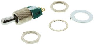 ALCOSWITCH - TE CONNECTIVITY MTG106D TOGGLE SWITCH, SPDT, 6A, 250VAC