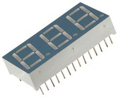 LUMEX LDT-A512RI DISPLAY, SEVEN SEGMENT, 14.22MM, GREEN