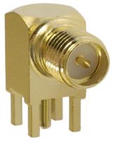 AMPHENOL RF 132203RP RF/COAXIAL, SMA RP BULKHEAD JACK, R/A, T