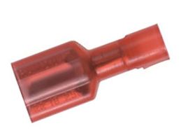 PANDUIT DNF18-111FIB-C FEMALE DISCONNECT, 2.8MM, 18AWG, RED