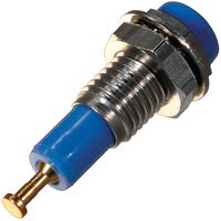 Johnson Cinch Connectivity 105-0210-200 Tip Jack, 5700V, 10A, Blue