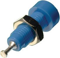 Johnson Cinch Connectivity 105-0610-001 Tip Jack, 5700V, 10A, Blue