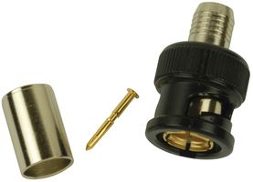 Trompeter Cinch Connectivity UPL2000-D4.. Rf/coaxial, Bnc Plug, Straight, 75 Ohm, Crimp