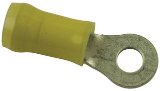 TE CONNECTIVITY - AMP 2-35108-1 TERMINAL, RING TONGUE, #8, CRIMP, YELLOW