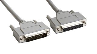 AMPHENOL CABLES ON DEMAND CS-DSDMDB25MF-002.5. CABLE ASSY, 25P DB PLUG-RCPT, 2.5FT