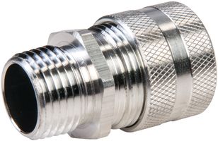 HUBBELL WIRING DEVICES SHC1024 CONDUIT CORD CONNECTOR, ALUMINUM