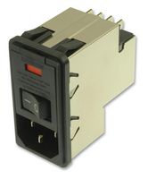 CORCOM - TE CONNECTIVITY 6-6609107-4 POWER ENTRY MODULE, PLUG, 3A