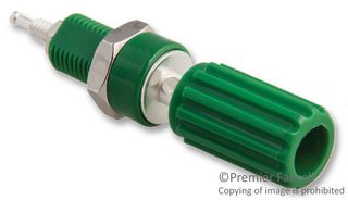 Johnson Cinch Connectivity 111-0104-001 Binding Post, 15A, #4-40, Stud, Green