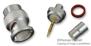 Te Connectivity 2-5329444-1. Rf/coaxial, Bnc Plug, Str, 50 Ohm, Crimp