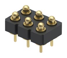 MILL-MAX 823-22-006-10-000101 CONNECTOR, HEADER, 6POS, 2ROW, 2.54MM