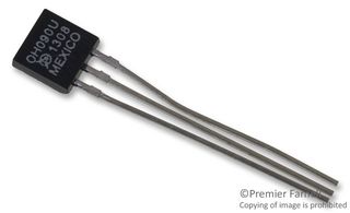 TT ELECTRONICS / OPTEK TECHNOLOGY OH090U. HALL EFFECT SENSOR UNI-POLAR, TO92-3