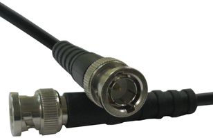 AMPHENOL RF 115101-20-12.00 COAXIAL CABLE ASSEMBLY, RG59, 12IN, BLAC