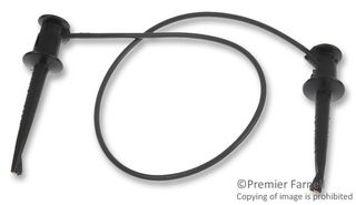 Pomona 3781 12-0 Test Lead, Black, 304.8mm, 60V, 5A , Element14