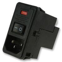 CORCOM - TE CONNECTIVITY PS0SXDS30. CONNECTOR, POWER ENTRY, RCPT, 10A, 250VA