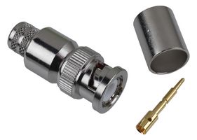AMPHENOL RF 112563. RF/COAXIAL, BNC PLUG, STRAIGHT, 50 OHM,