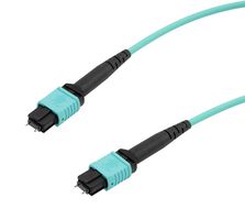 L-COM MPMM8OM4AZ-1 FIBRE CORD, MPO PLUG-MPO PLUG, MM, 1M