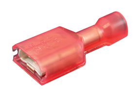 Amp Te Connectivity 403233752 Terminal, Female Disconnect, 6.35 X 0.81mm, Red, Crimp , Element14