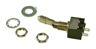 NKK SWITCHES M2011LL1W01 SWITCH, TOGGLE, SPST, 6A, 125VAC