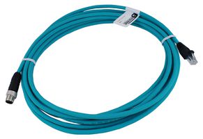 LUMBERG AUTOMATION 0985 706 103/5M. ETHERNET/IP CORDSET, M12 4 POSITION MALE