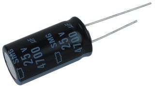 Chemi-Con ESMG250ELL472MLN3S Aluminum Electrolytic Capacitor 4700Uf, 25V, 20%, Radial , Element14