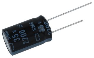 Chemi-Con ESMG350ELL222ML25S Aluminum Electrolytic Capacitor 2200Uf, 35V, 20%, Radial , Element14