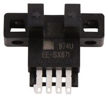 OMRON INDUSTRIAL AUTOMATION EE-SX671.. PHOTO INTERRUPTER, THROUGH BEAM, 5MM