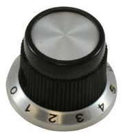 TE CONNECTIVITY - ALCOSWITCH PKD60B101/8 STRAIGHT KNURLED SKIRT KNOB, 3.175MM